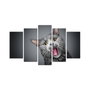 Wallity Pintura decorativa de MDF 5DMDF-49 Multicolor